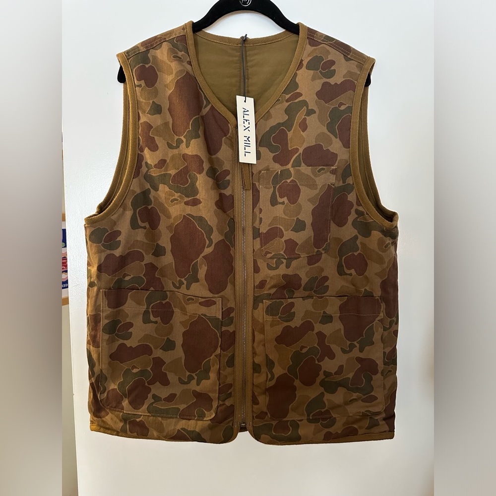Alex Mill Reversible Camo Vest